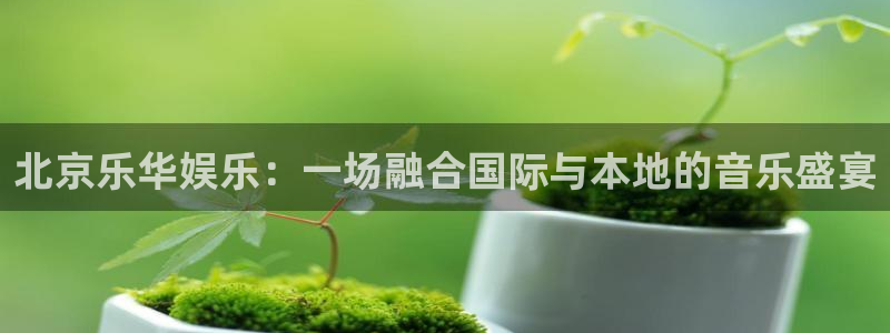 摩根娱乐体育3：北京乐华娱乐：一场融合国际与本地的音乐盛宴